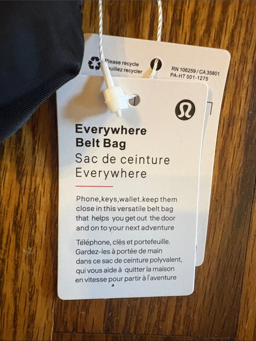 🎉Lululemon athletica Black Compact Crossbody Belt Bag!